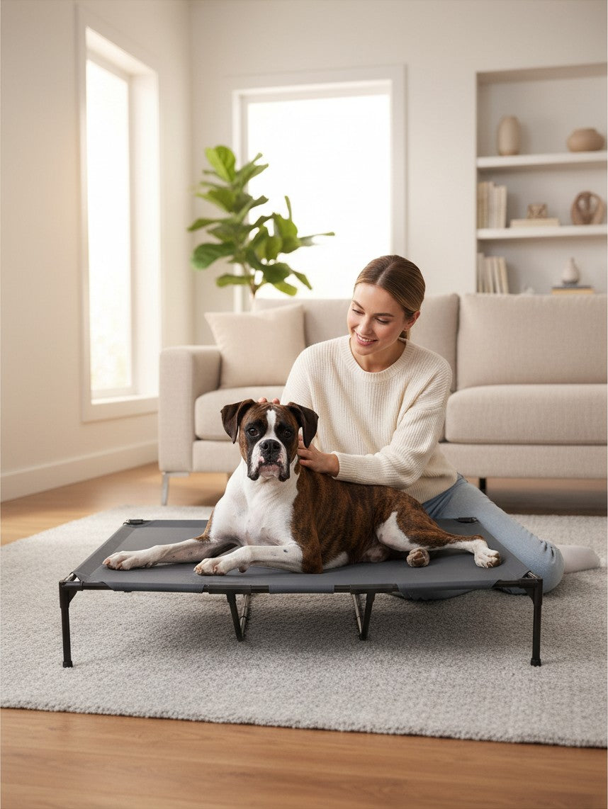 Elevated Portable Pet Bed for Dogs